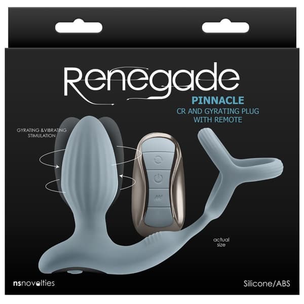 Anal plug NS Novelties Renegade Blå (3,7 cm)