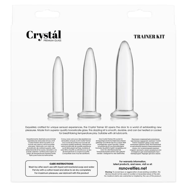Anal plug NS Novelties Trainer Kit 3 Dele (13 cm) (13,9 cm) (11,3 cm)