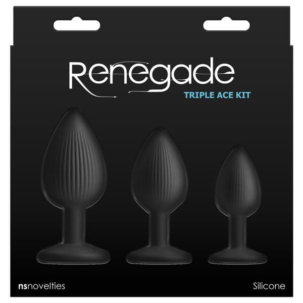 Analplugg NS Novelties Renegade Svart (8,9 cm)