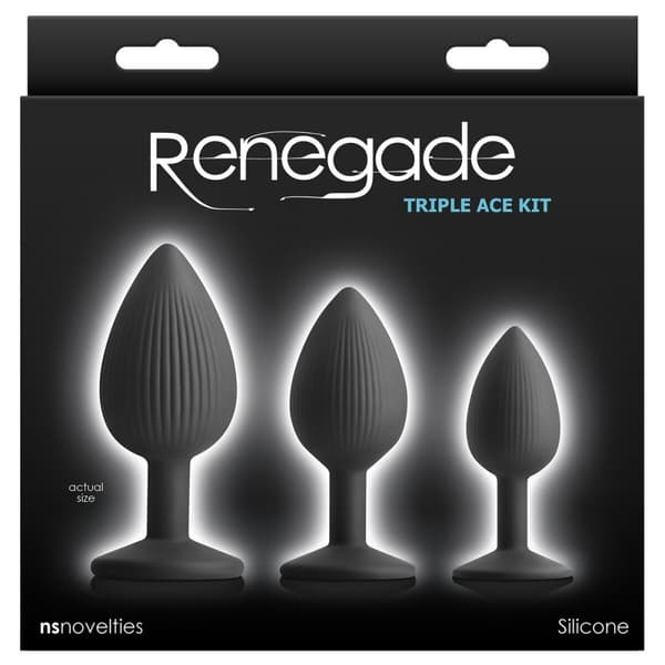 Analplugg NS Novelties Renegade Svart (8,9 cm)
