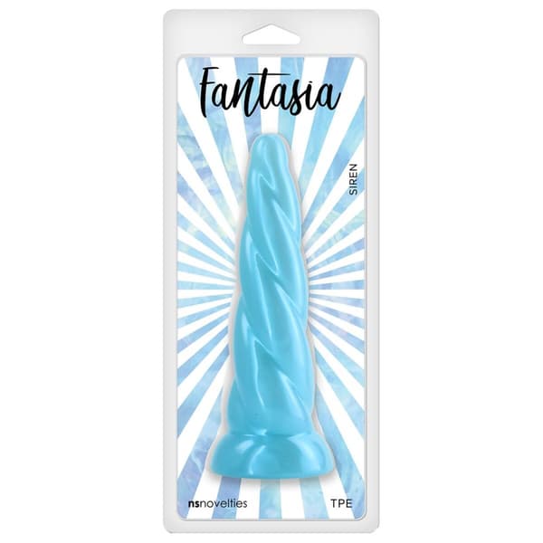 Dildo NS Novelties Fantasia Blå Ø 4 cm Ø 5,1 cm