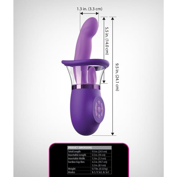 Anal vibrator Pipedream Fantasy for her Purpur
