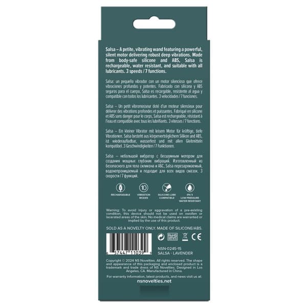 Patronvibrator NS Novelties Lust-n-Dreams Purpur