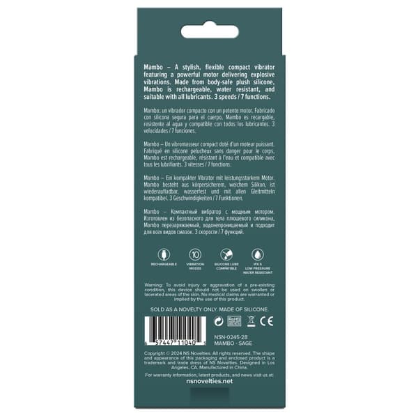 Patronvibrator NS Novelties Lust-n-Dreams Grön