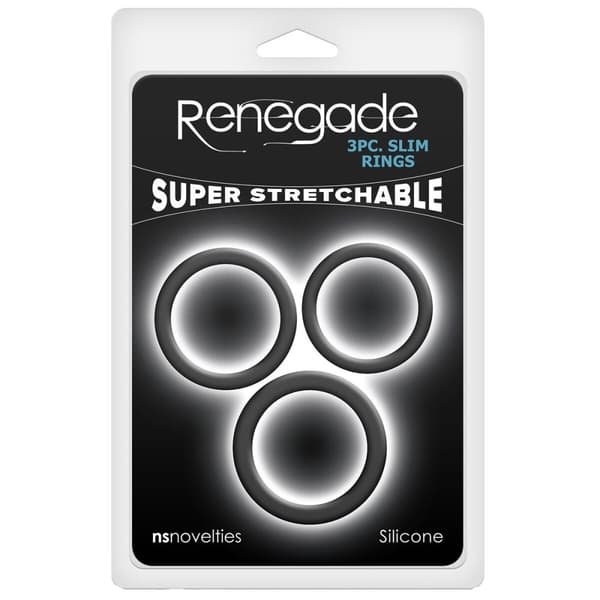 Penisring NS Novelties Renegade Svart (S) (M) (L)