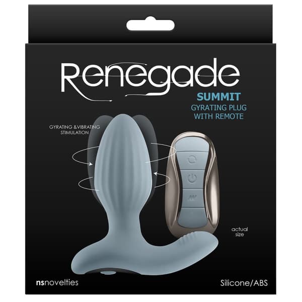Anustappi NS Novelties Renegade Sininen (3,7 cm)