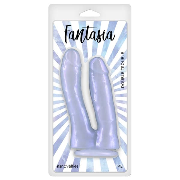 Kaksoispenetraatiokuristin NS Novelties Fantasia Purppura