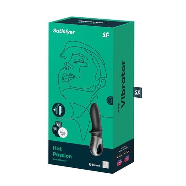 Prostatamassör Satisfyer Hot Passion Svart