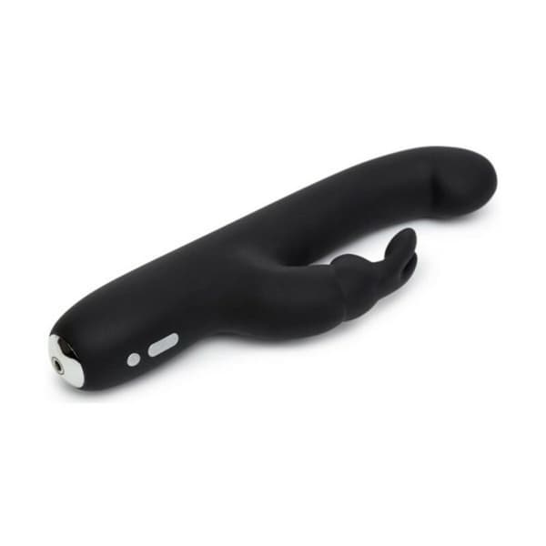 Kanindildo Happy Rabbit G-Spot Svart