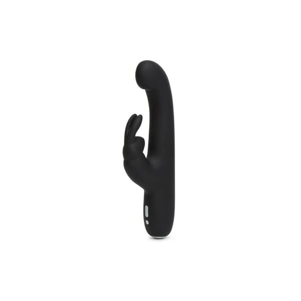 Kanindildo Happy Rabbit G-Spot Svart