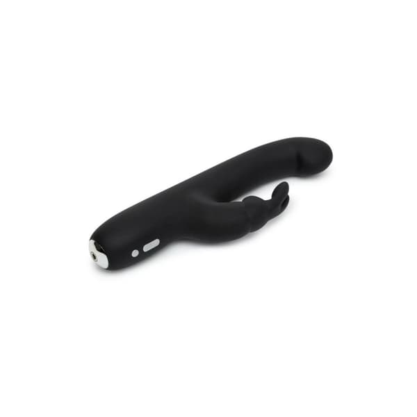 Kanindildo Happy Rabbit G-Spot Svart