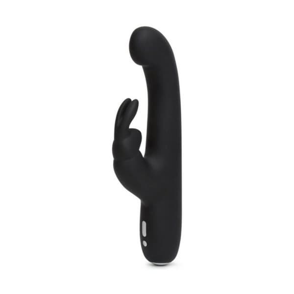 Kanindildo Happy Rabbit G-Spot Svart