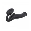 Miniatyrbild 3 av 4: Dildo Strap-on-me Semi-Realistic Svart L