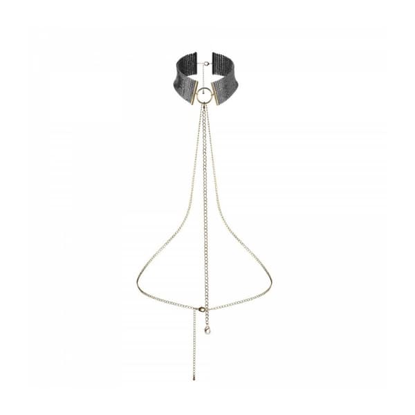 Halsband Desir Metallique, svart Bijoux Indiscrets 144