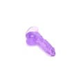 Miniatyrbild 2 av 3: Realistisk dildo VSCNOVELTY TPE Purpur 13,5 cm