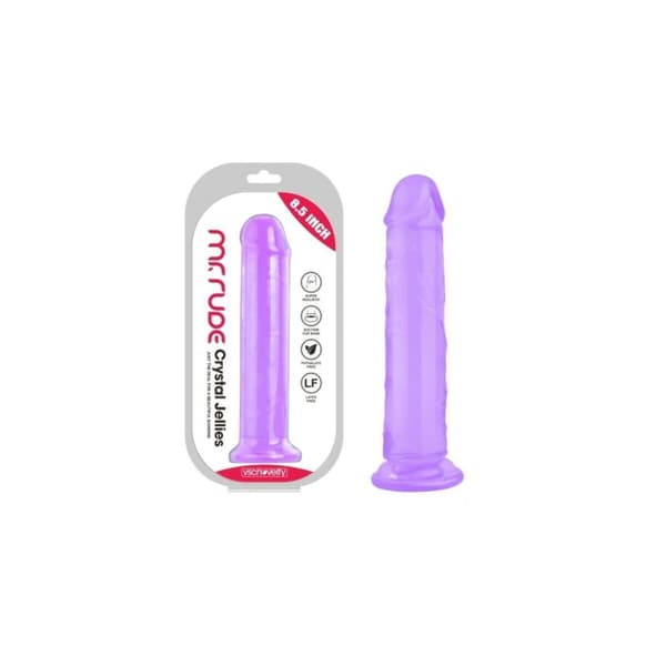 Realistisk dildo VSCNOVELTY Purpur 21,6 cm