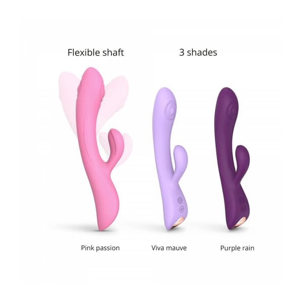 Dubbelvibrator Dual Stimulation Vibe Love to Love Rosa