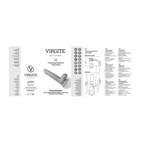 Realistisk vibrator Virgite