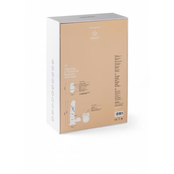 Realistisk vibrator Virgite 23 cm