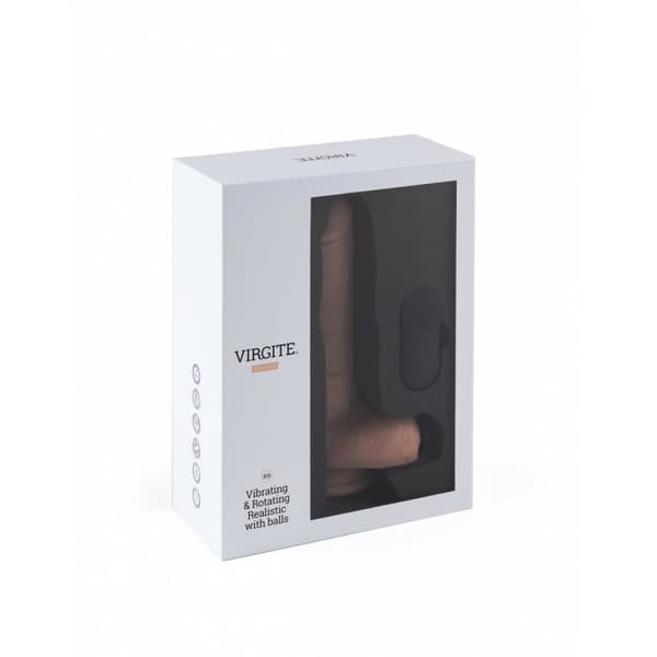 Realistisk vibrator Virgite 19 cm