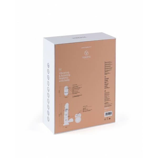 Realistisk vibrator Virgite 19 cm