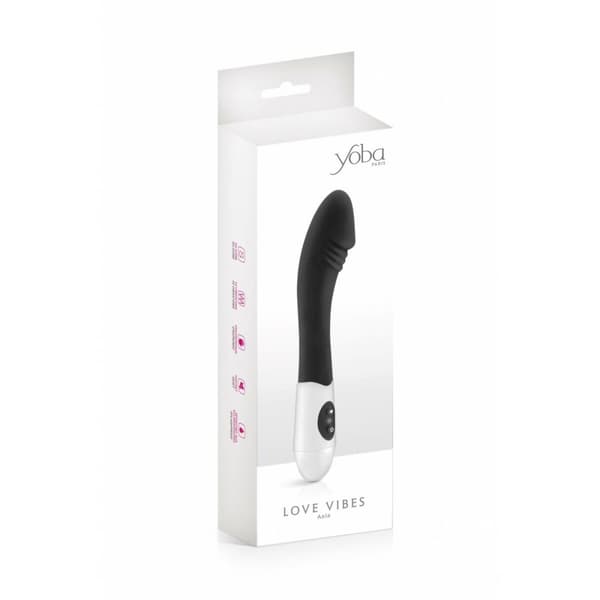 Spot Vibrator Yoba Svart Silikon