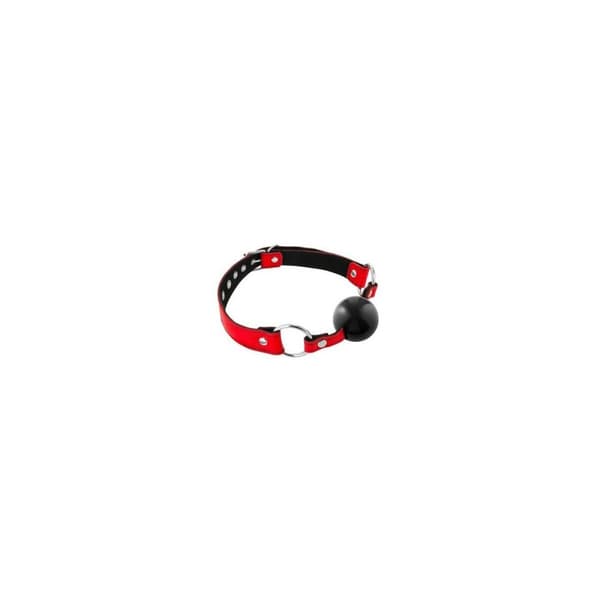 Solid Ball Gag Fetish Tentation Röd