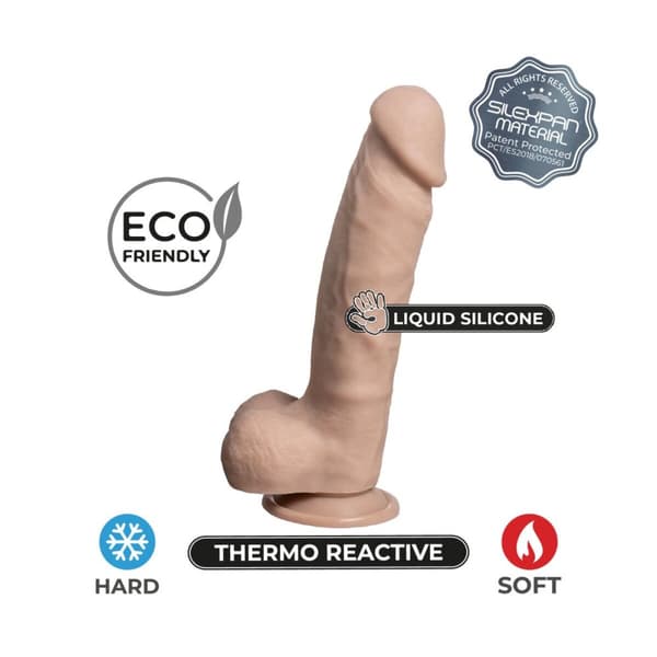 Realistisk dildo Silexd Silikon Naturell