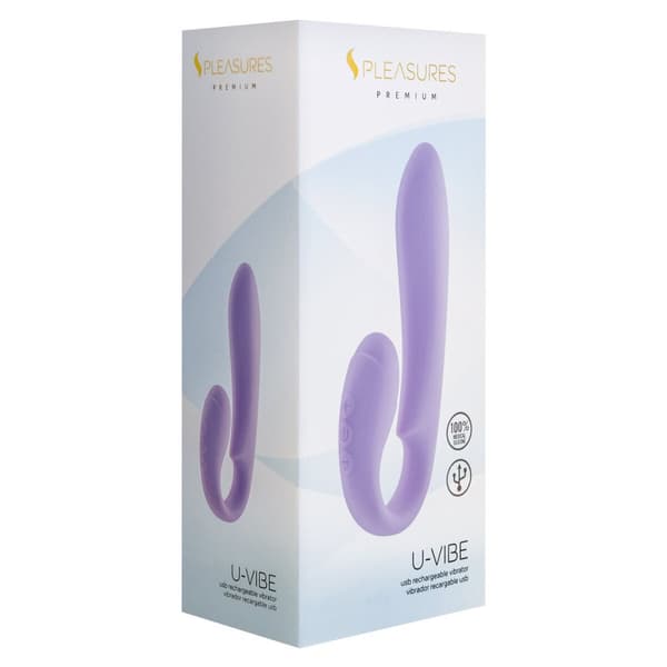 Dubbelvibrator Dual Stimulation Vibe S Pleasures Lavendel