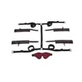 Miniatyrbild 5 av 11: Justerbara Bondagerep Kit Sportsheets