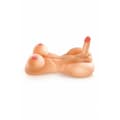 Miniatyrbillede 1 af 4: Realistisk Dildo Real Body TPE Ø 4 cm (19 cm)