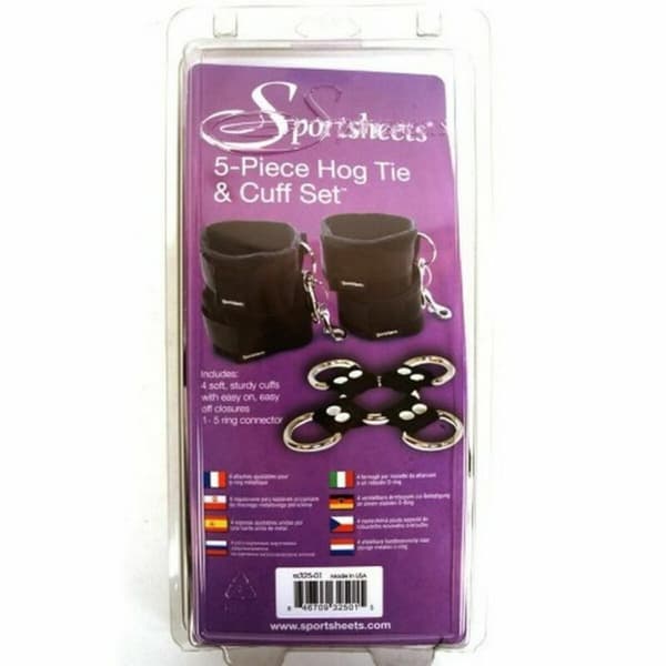 Hogtie & käsiraudat setti Sportsheets
