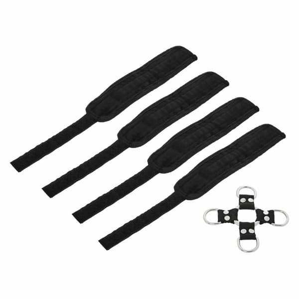 Hogtie & käsiraudat setti Sportsheets