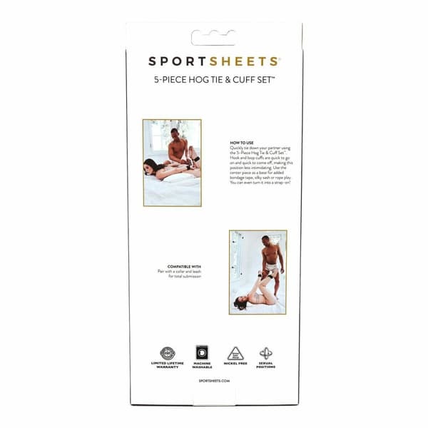 Hogtie & käsiraudat setti Sportsheets