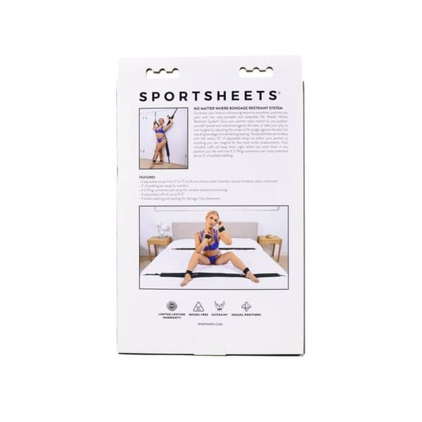 Säädettävä köysibondagesetti Sportsheets