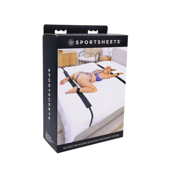 Säädettävä köysibondagesetti Sportsheets