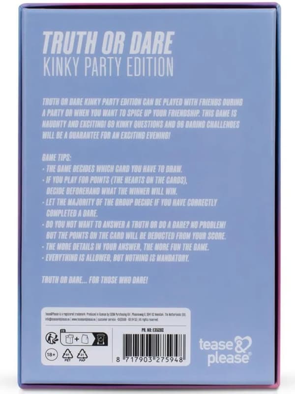 Truth or Dare Kinky Edition For a Group Sexspel