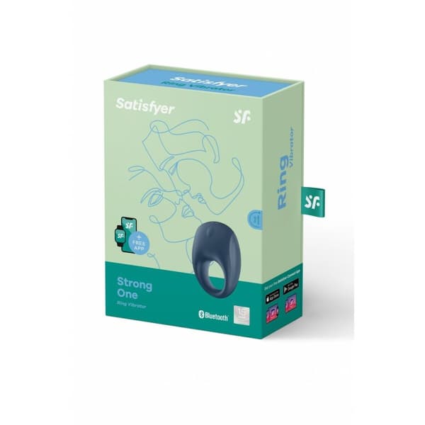 Vibrerande Ring Satisfyer Strong One Blå