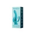 Miniatyrbild 11 av 11: Dubbelvibrator Dual Stimulation Vibe FemmeFunn Pirouette Turkos