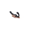 Miniatyrbild 3 av 7: Smekningsapparat Double Penetration XR Svart Silikon