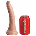 Miniatyrbild 6 av 7: Realistisk dildo Pipedream - King Cock Silikon Naturell