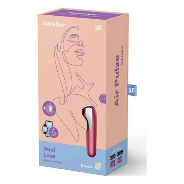 Sugstimulator för klitoris Satisfyer Dual Love Rosa