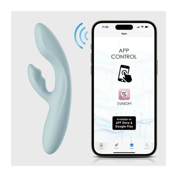 Dubbelvibrator Dual Stimulation Vibe Svakom Plommon