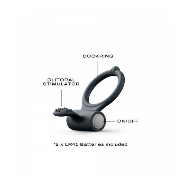 Penisring Marc Dorcel Power Clit Plus Svart