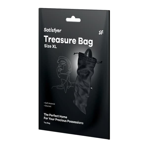 Erotisk Tilbehør Satisfyer Treasure Sort XL