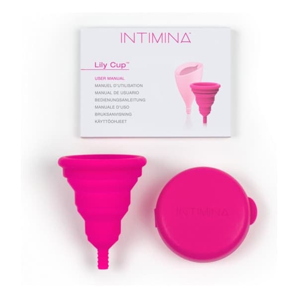 Menstruation Kop Intimina Lily Compact Cup B Fuchsia Pink