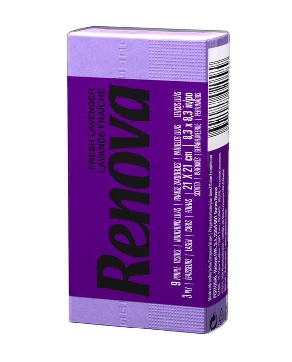 Renova Red label tissues lila 6x9st