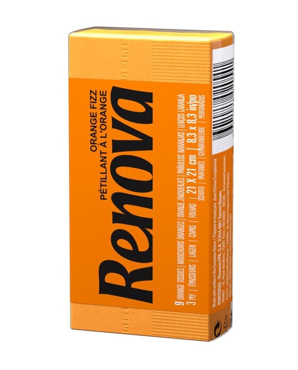 Renova Red label servietter orange 6x9stk