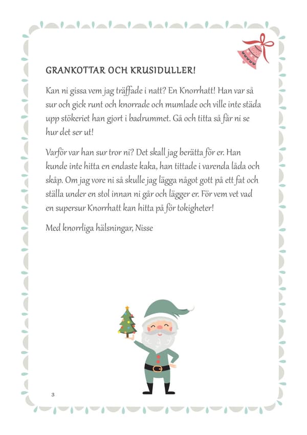 Nissebrev Julkalender År 1 - Syskon (flera barn)