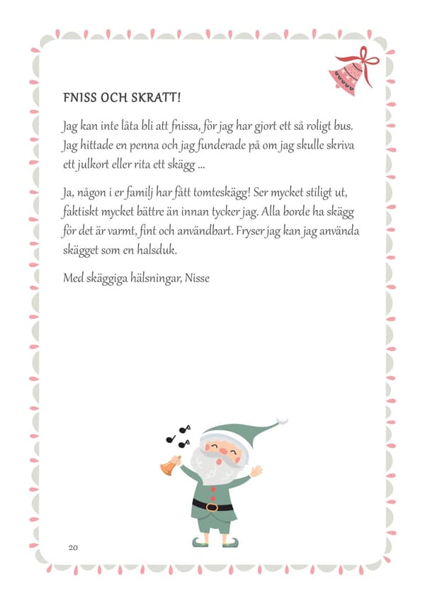 Nissebrev Julkalender År 1 - Syskon (flera barn)
